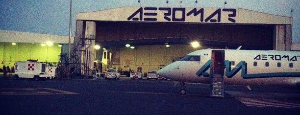 Hangar Aeromar is one of Locais curtidos por Traveltimes.com.mx ✈.