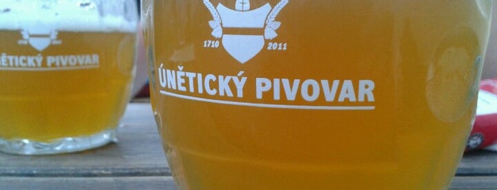 Únětický pivovar is one of Pivo.