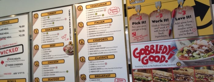 Which Wich is one of Lieux qui ont plu à D..