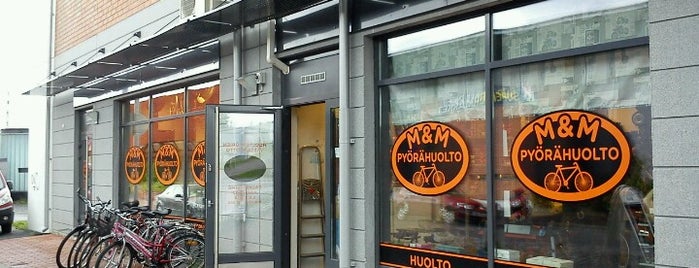 M&M Pyörähuolto is one of Bike Store.