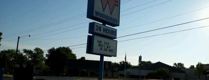 Whataburger is one of favorite.