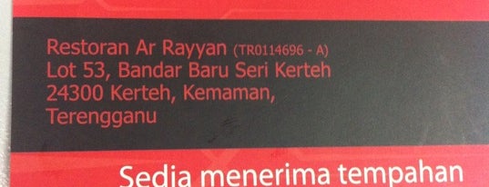 Restoran Ar Rayyan is one of @Kemaman, Terengganu.
