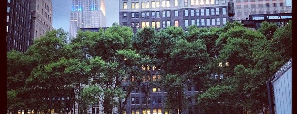Bryant Park is one of NYC.