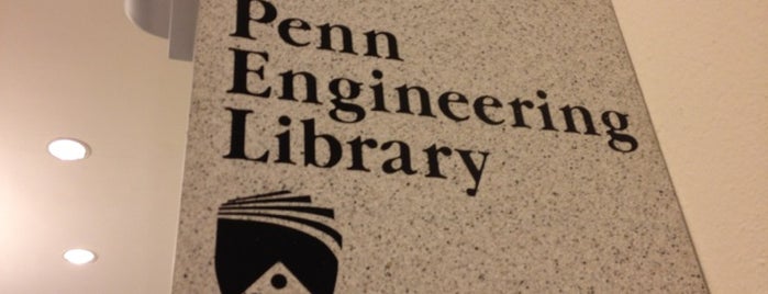 Penn Engineering Library is one of Tempat yang Disukai Martel.
