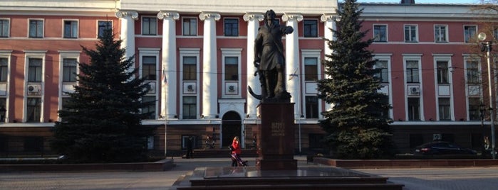 Памятник Петру I / Peter the Great monument is one of Kaliningrad for tourists.
