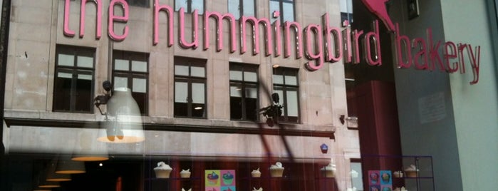 The Hummingbird Bakery is one of London's Cupcakeries.