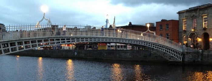 The Ha'penny (Liffey) Bridge is one of My Dublin.