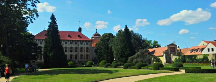 Zámek Libochovice is one of České Středohoří - země hradů.