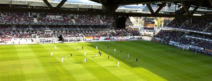 Lerkendal Stadion is one of Norske fotballarenaer/Norwegian football stadiums.