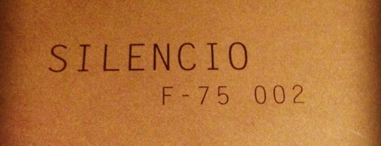 Le Silencio is one of Bars I like to go sometimes....