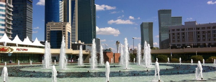 Дөңгелек алаң / Круглая Площадь / Round Square is one of Astana #4sqCities.