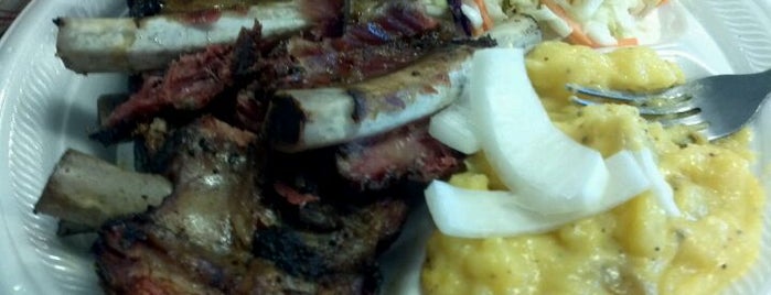 The Rib BBQ is one of Near Denison.