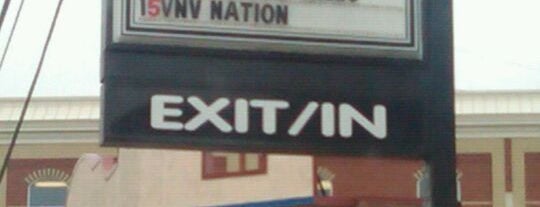 Exit/In is one of Nashville Drink Spots & Nightlife.