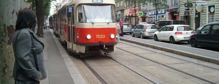 Štěpánská (tram) is one of Lieux qui ont plu à Jiri.