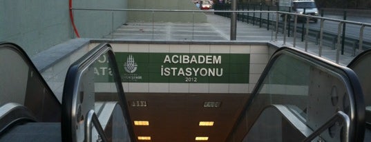 Acıbadem Metro İstasyonu is one of M4 - Metro İstasyonları.