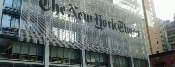 The New York Times Building is one of 13 Architectural Marvels in NYC.