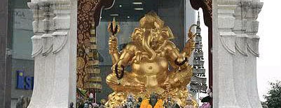 Ganesha and Trimurti Shrine is one of Unseen Bangkok.