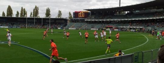 University of Tasmania Stadium is one of AFL (Aussie Rules).