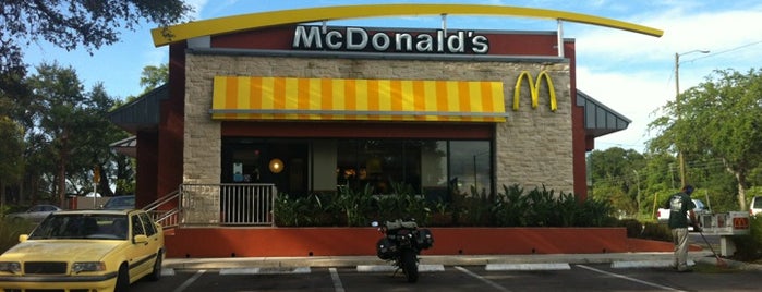 McDonald's is one of Places to eat.