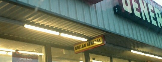 Dollar General is one of favorite spots.