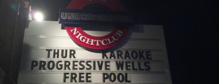 The Underground Nightclub is one of Locais curtidos por Greg.