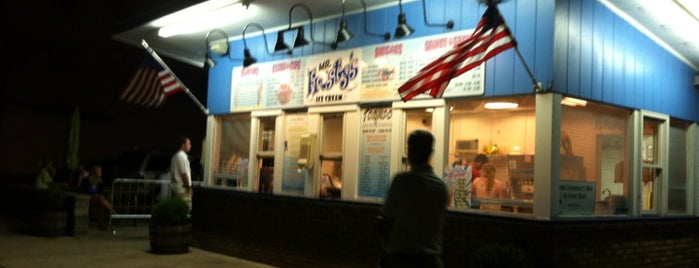 Mr Frostys Ice Cream Shop is one of food.