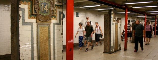 MTA Subway - 14th St/Union Square (4/5/6/L/N/Q/R/W) is one of Trainspotter Badge -- New York.