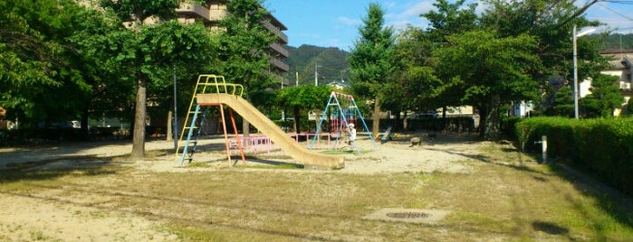 閉川原児童公園 is one of 何かのアニメの聖地.