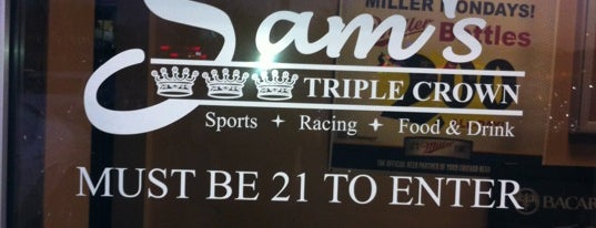 Sam's Triple Crown is one of Official Blackhawks Bars.