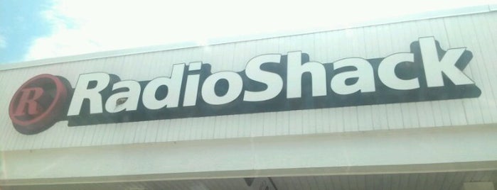 RadioShack is one of place.