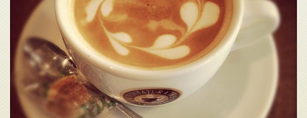 Cafe bar Lotus is one of Design latte art.