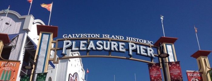 Galveston Island Historic Pleasure Pier is one of Tejas.