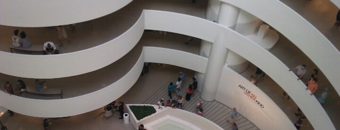 Solomon R. Guggenheim Museum is one of New York City Tourists' Hits.