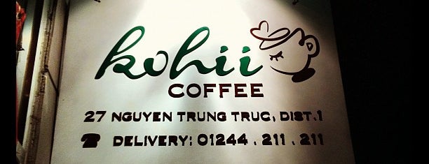 Kohii coffee is one of Saigon Café.