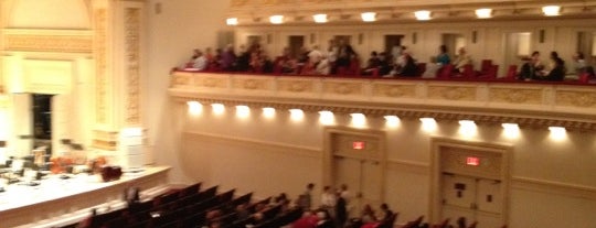 Carnegie Hall is one of A Night in New York City.