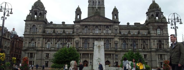 George Square is one of Essential Glasgow visits.