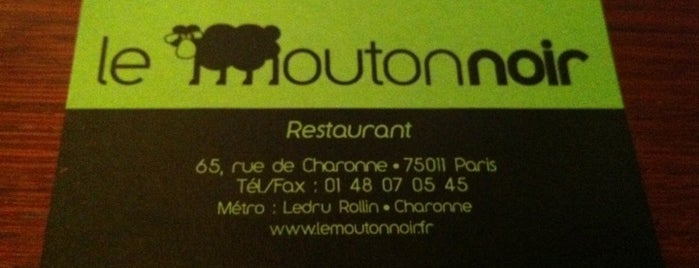 Le Mouton Noir is one of Restaurant.