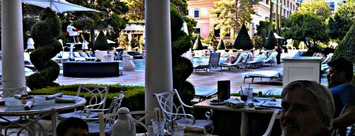 Bellagio Pool Cafe And Deck is one of Great Outdoor Dining Vegas.
