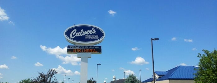 Culver's is one of สถานที่ที่ Mark ถูกใจ.