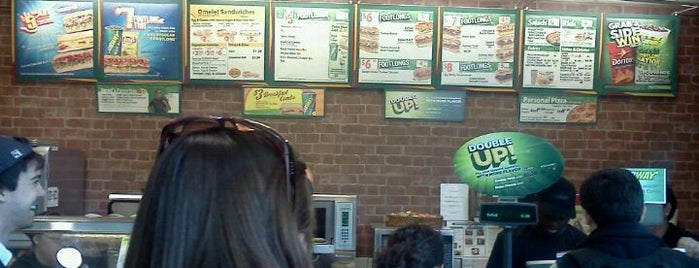 SUBWAY is one of Campus Dining.