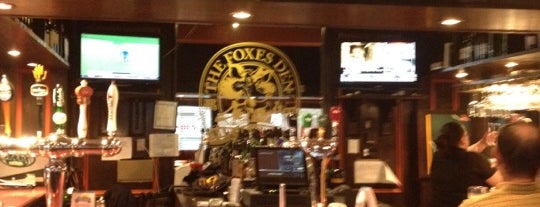 Foxes Den Bar & Grill is one of Tempat yang Disukai Mustafa.