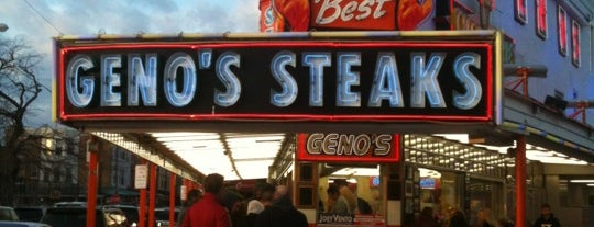 Geno's Steaks is one of PA.