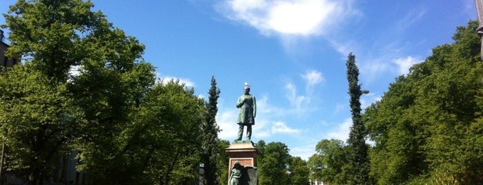 Парк Эспланады is one of Helsinki.