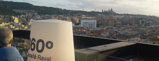 Hotel Barceló Raval is one of Rooftops in Barcelona.