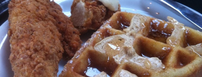 Moonshine Patio Bar & Grill is one of The 15 Best Places for Waffles in Austin.