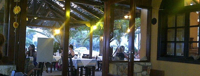 Mesogios Restaurant is one of Tempat yang Disukai Theodore.