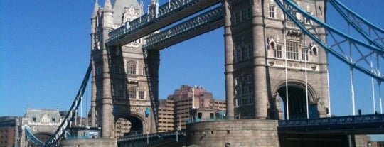 Tower Bridge is one of Hand Drawn Map of London.