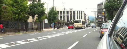 北大路通りの交差点 北大路通りの交差点