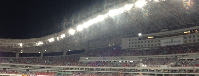 Shanghai Stadium is one of Orte, die Darren gefallen.