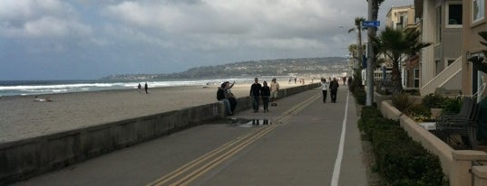 Mission Beach Boardwalk is one of Sandy Eggo.